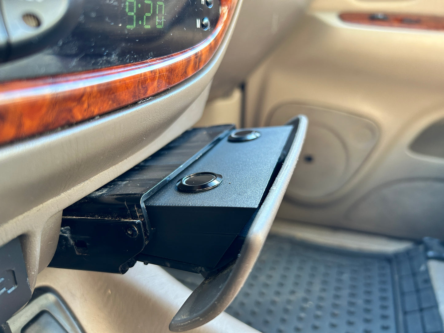 Magnetic Wireless Charger/Light Bar Button - Replaces Drink Holder - First Gen Tundra/Sequoia