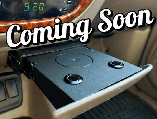 Magnetic Wireless Charger/Light Bar Button - Replaces Drink Holder - First Gen Tundra/Sequoia